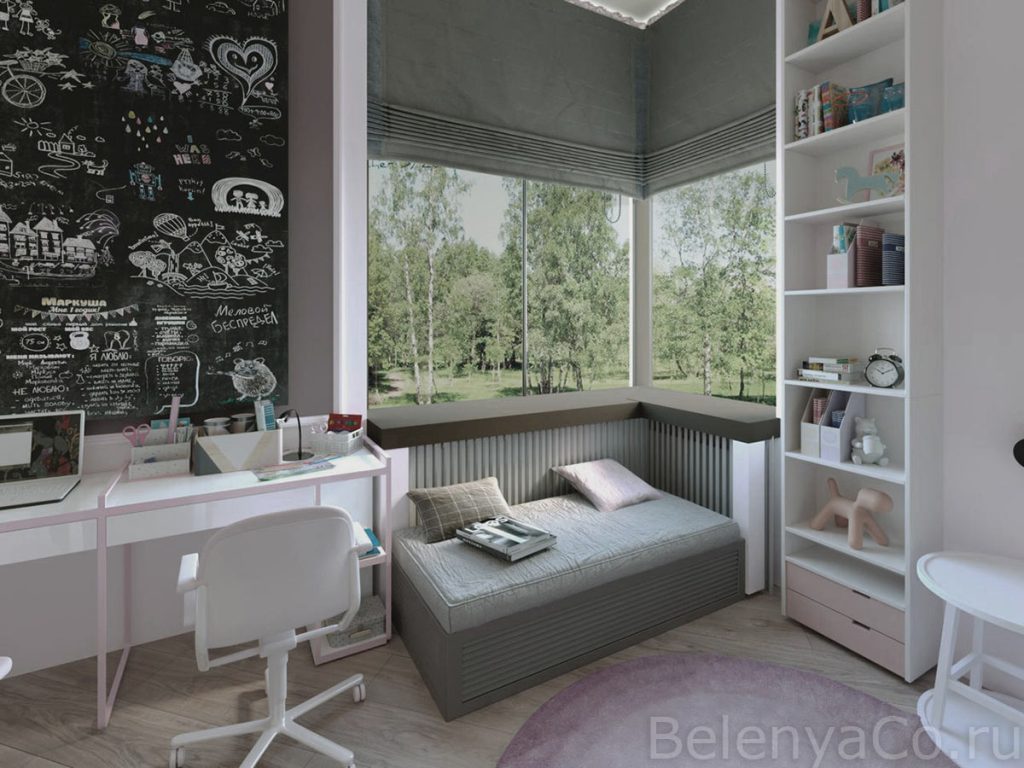 Детская комната в индивидуальном жилом доме