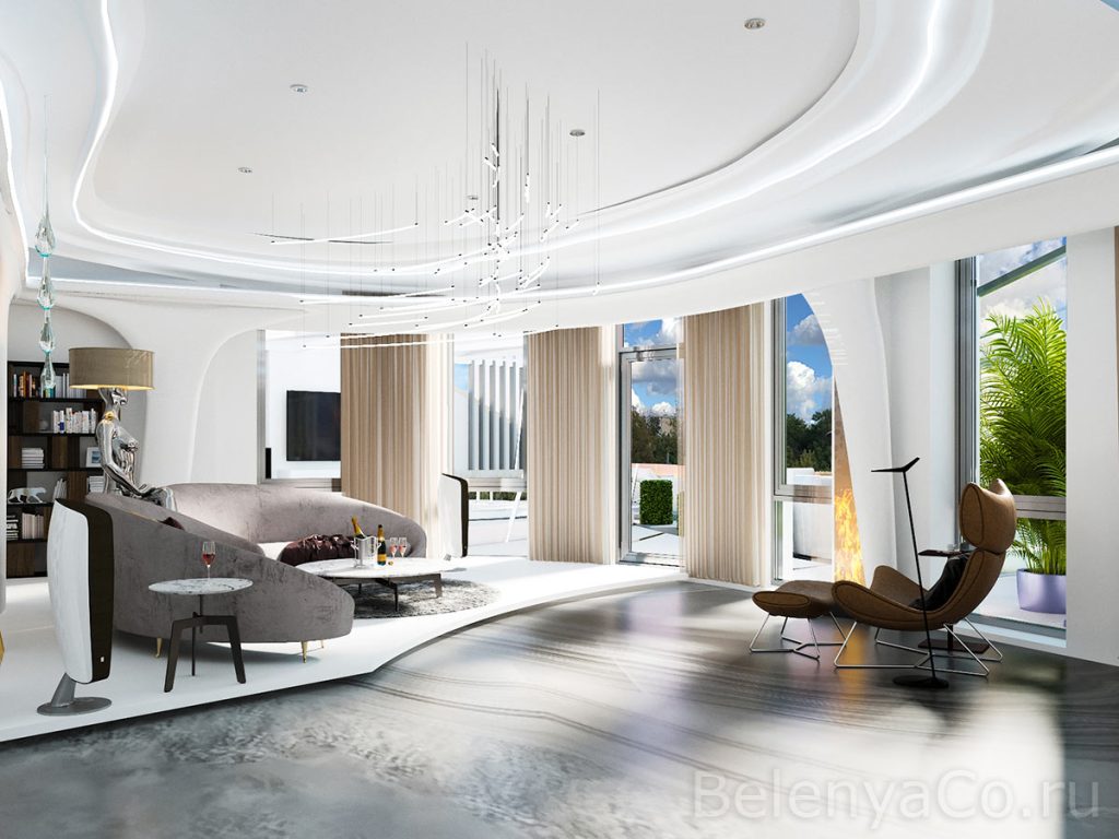 Двухуровневая квартира в ЖК Плотничный