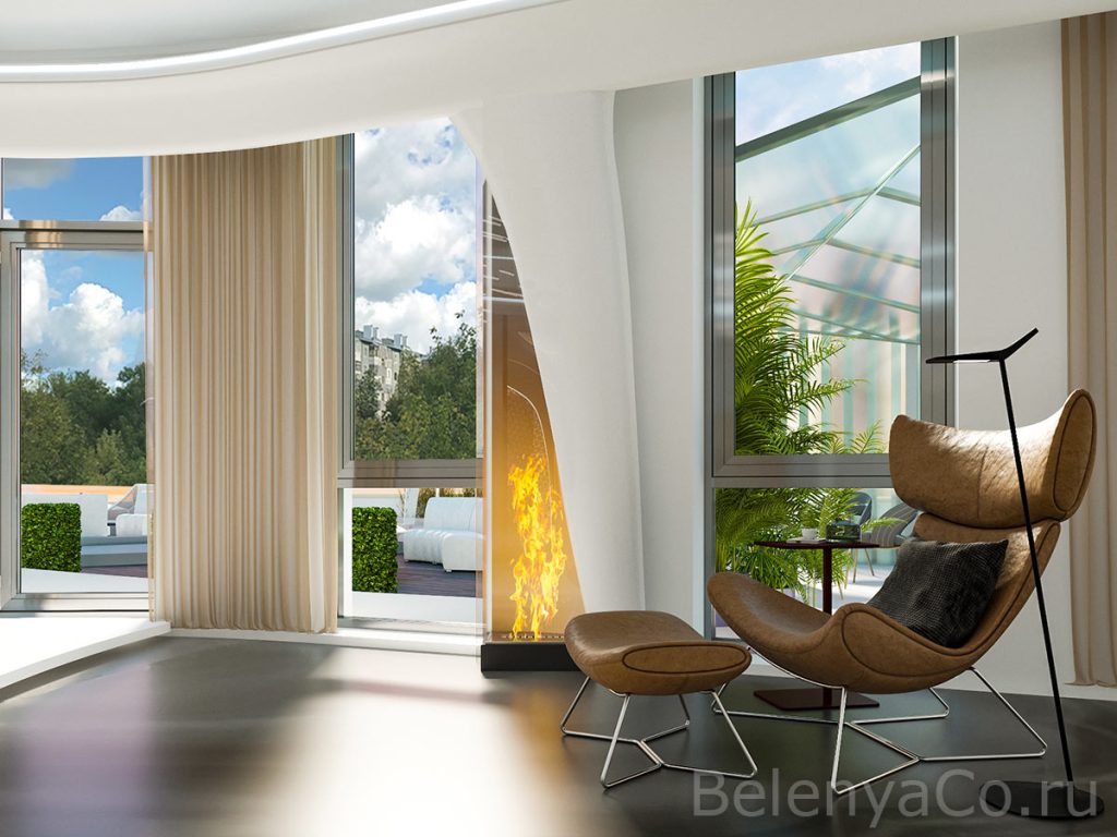 Двухуровневая квартира в ЖК Плотничный