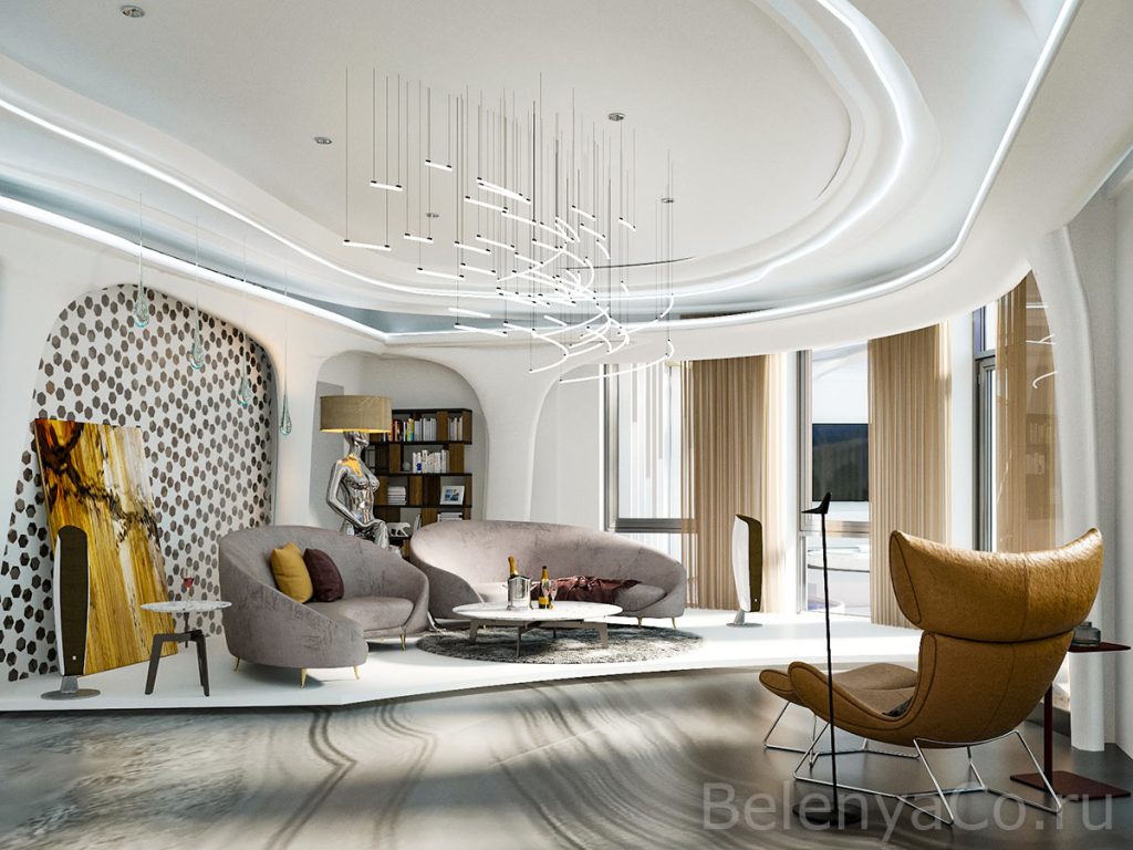 Двухуровневая квартира в ЖК Плотничный