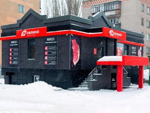 Фасады розничных магазинов Моялино в Липецке