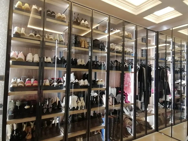 Гардеробная в частном доме