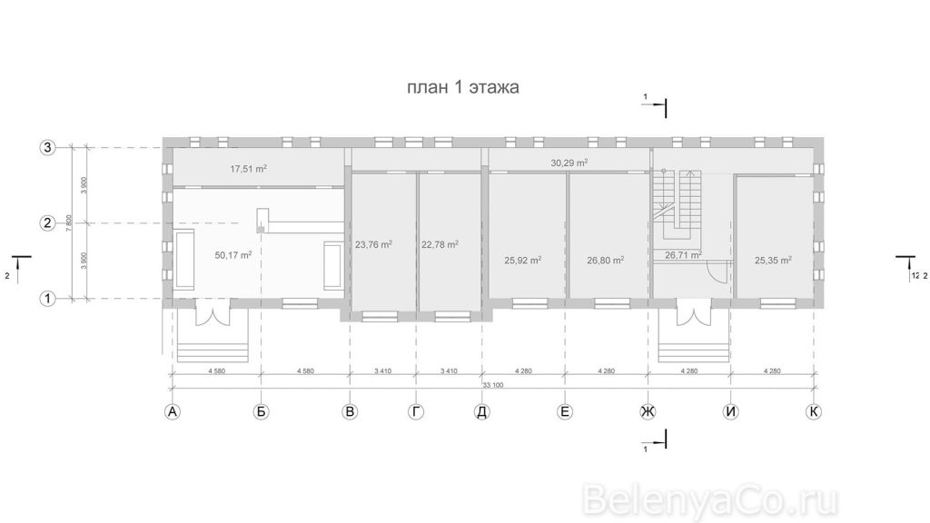 Гостиничный корпус c административными функциями на 20 человек в Карелии