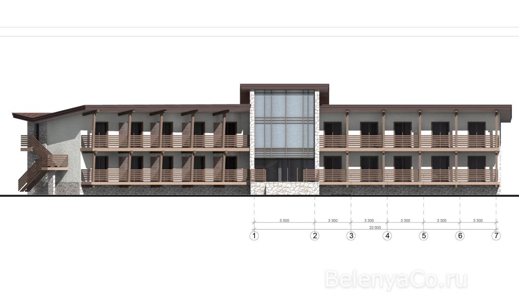 Гостиничный корпус на 32 человека в Карелии