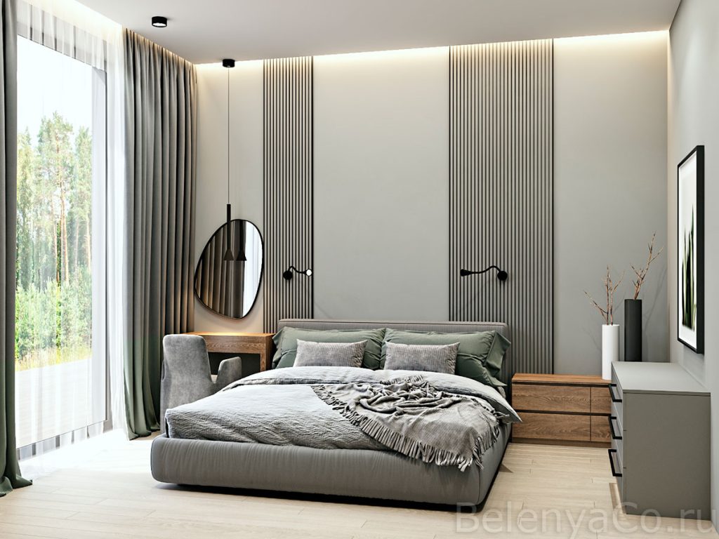 Интерьеры Спальни. Дом в Подмосковье