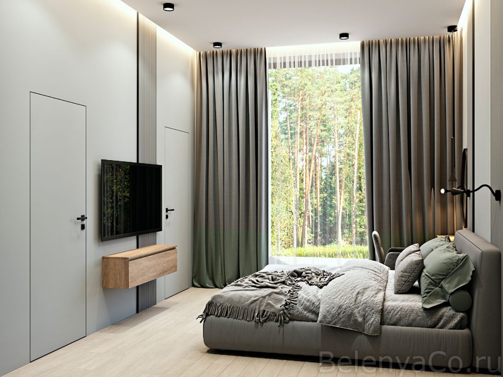 Интерьеры Спальни. Дом в Подмосковье