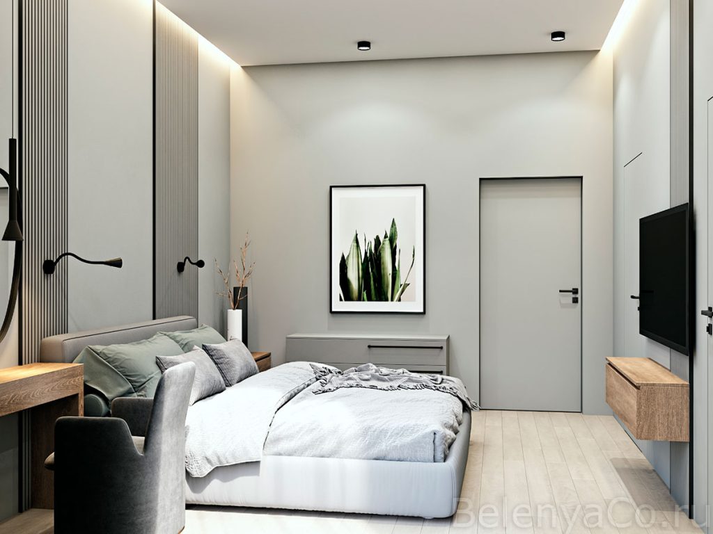 Интерьеры Спальни. Дом в Подмосковье