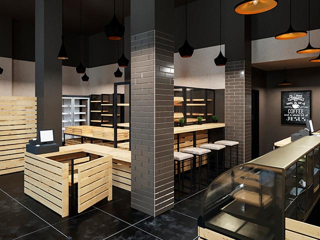 Кафе-пекарня с минимаркетом