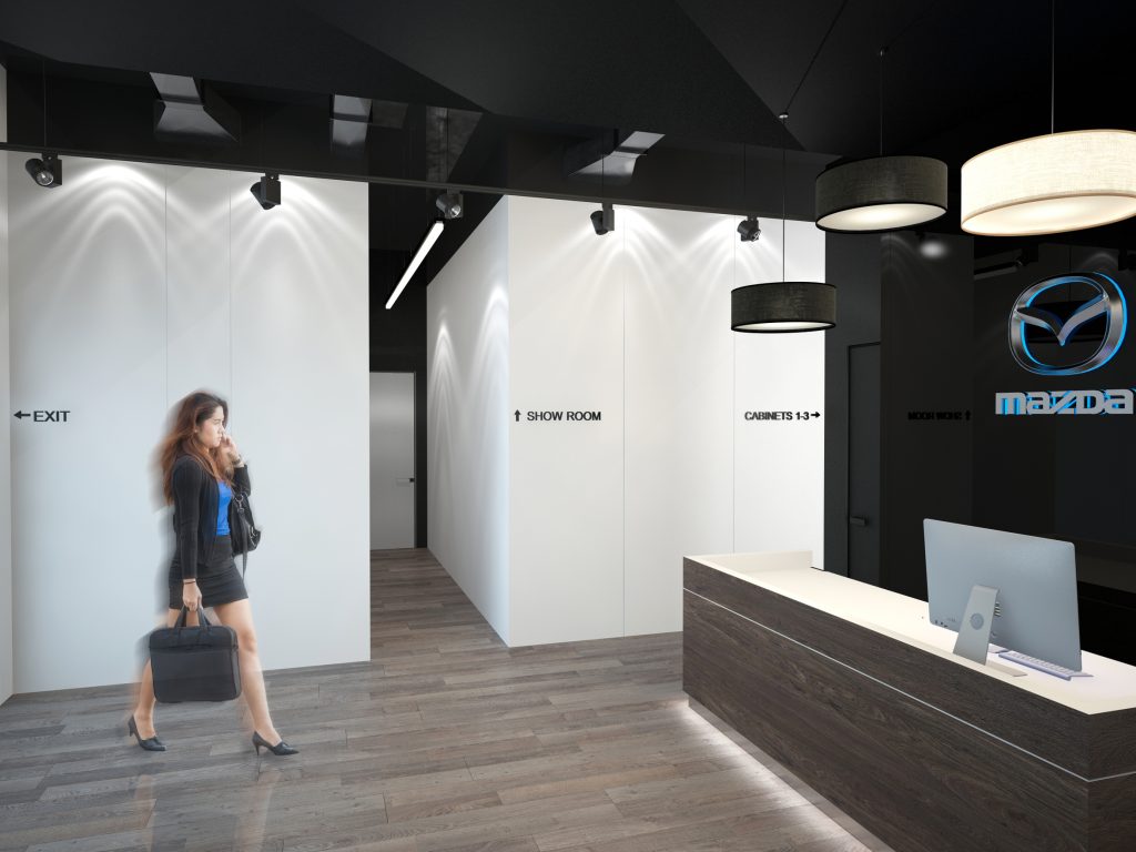Шоурум Мазда Дизайн