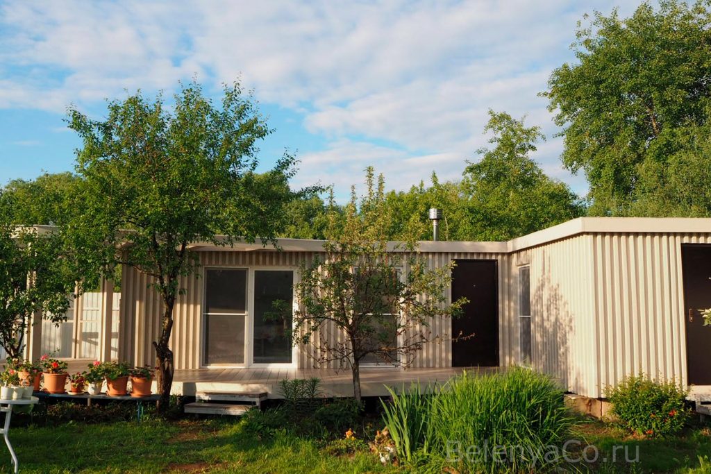 Модульный дом из контейнеров в Подмосковье