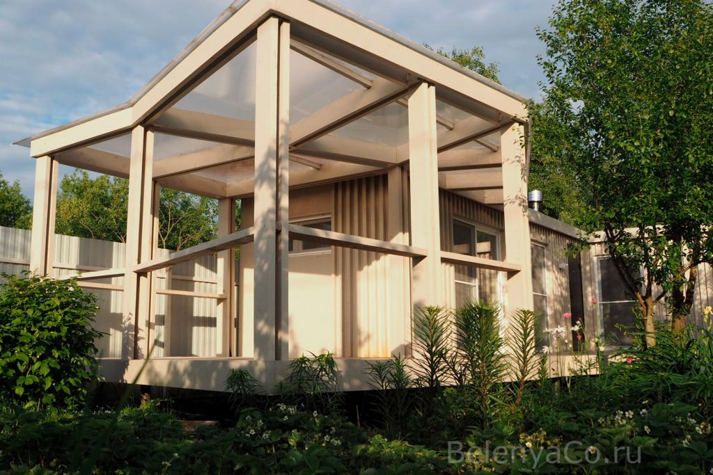 Модульный дом из контейнеров в Подмосковье