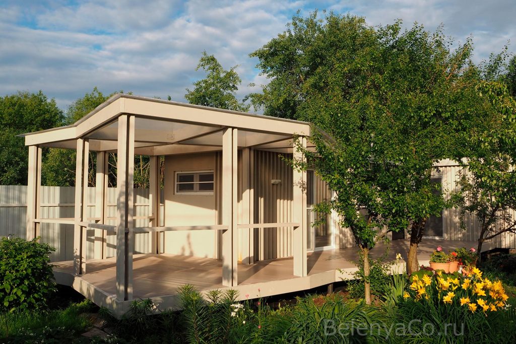 Модульный дом из контейнеров в Подмосковье