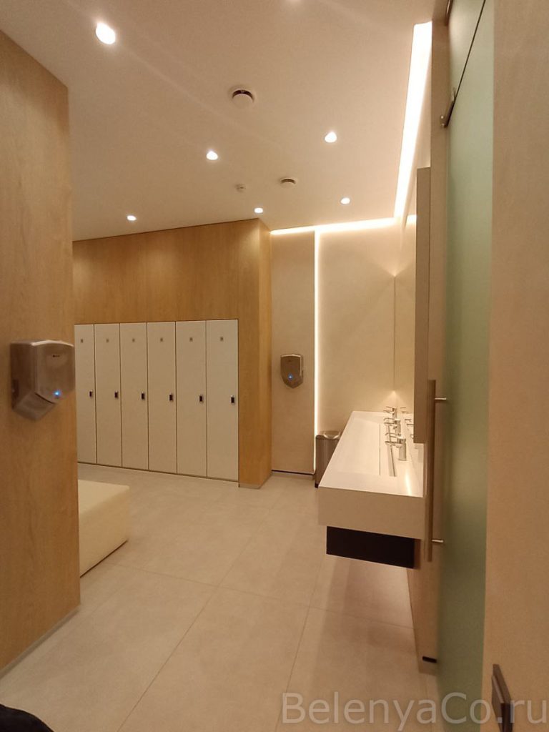 Проект раздевалок в составе фитнес-клуба Мультиспорт