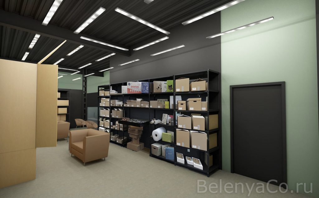 Шоурум со складом компании ГофроМир