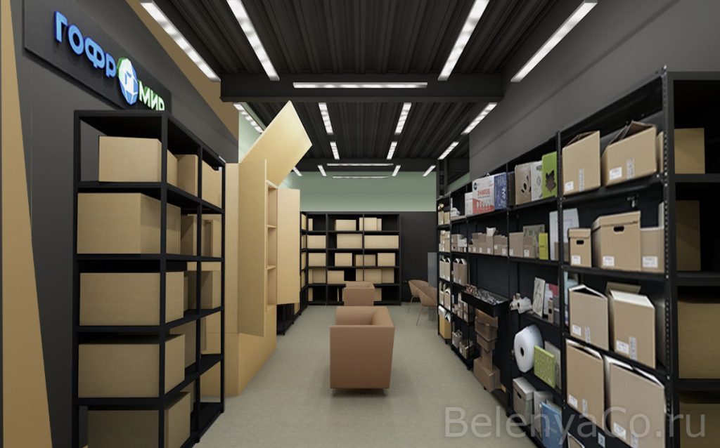 Шоурум со складом компании ГофроМир