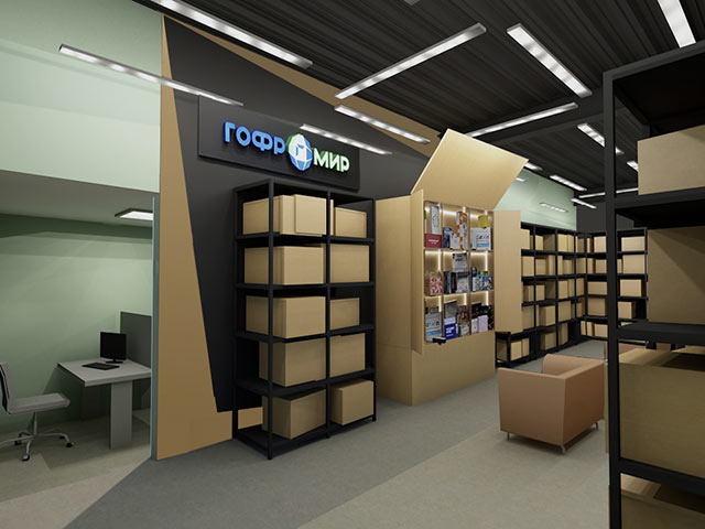 Шоурум со складом компании ГофроМир
