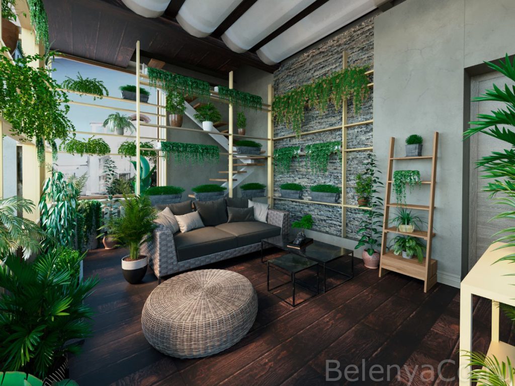 Зимний сад в частном доме