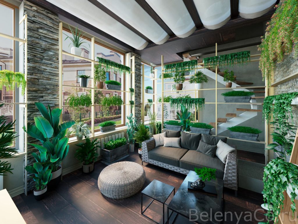 Зимний сад в частном доме