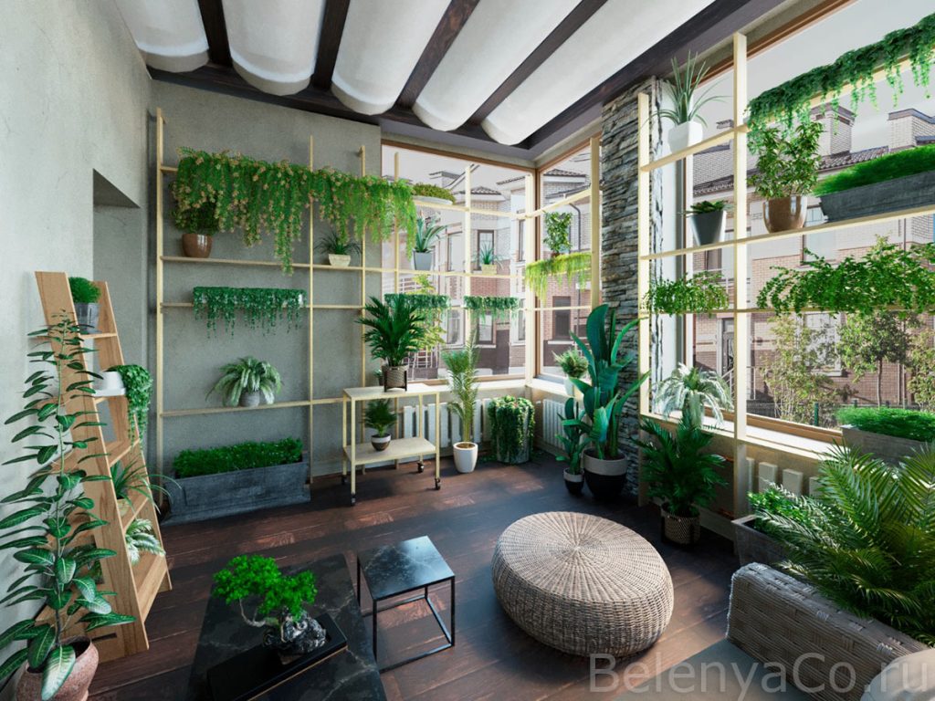 Зимний сад в частном доме